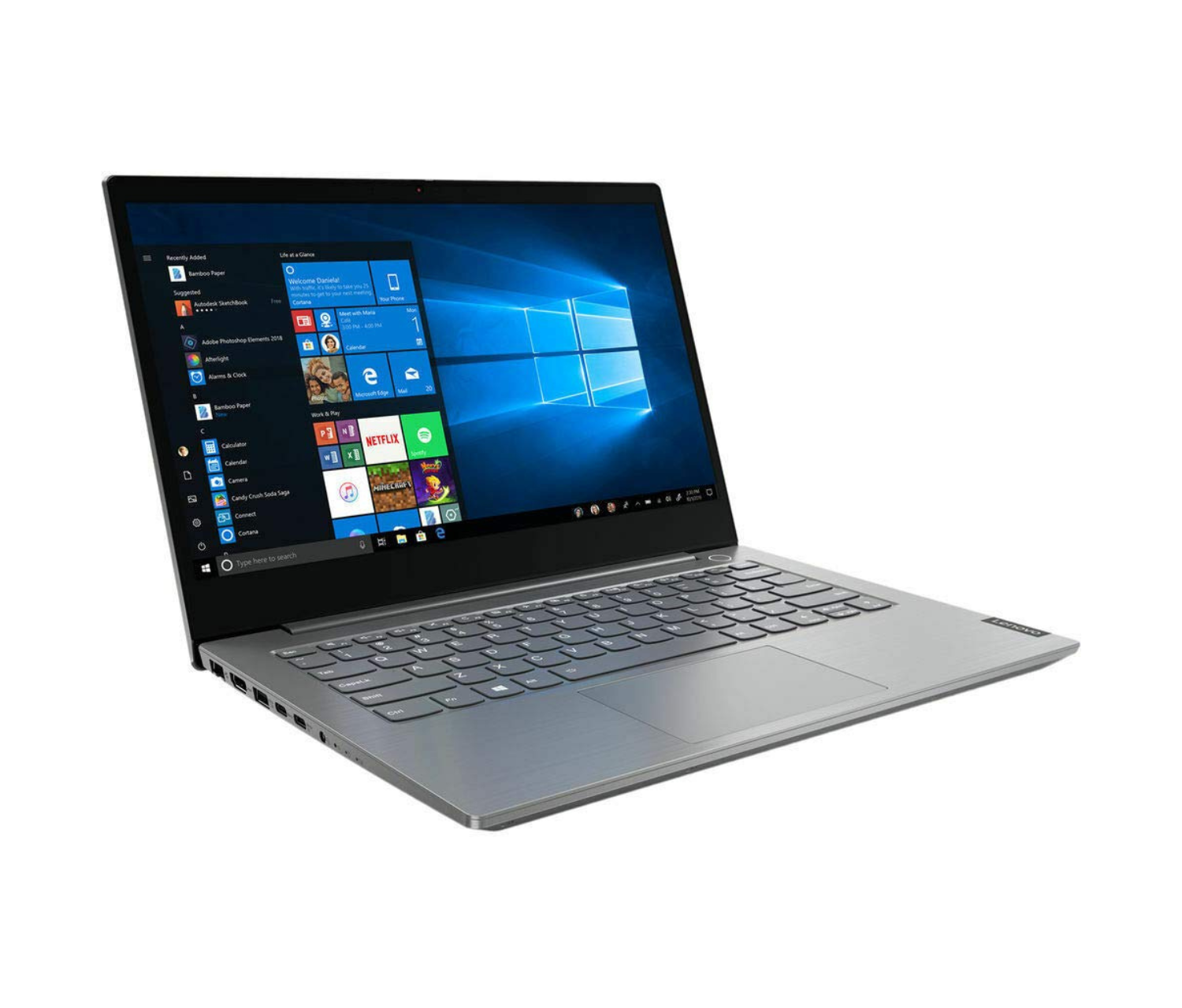 Foto 4 pulgar | Laptop Lenovo Thinkbook 14 G2 Itl Intel Core I3 1115G4 12gb Ram 256gb SSD 14'' Win 10 Pro color Gris