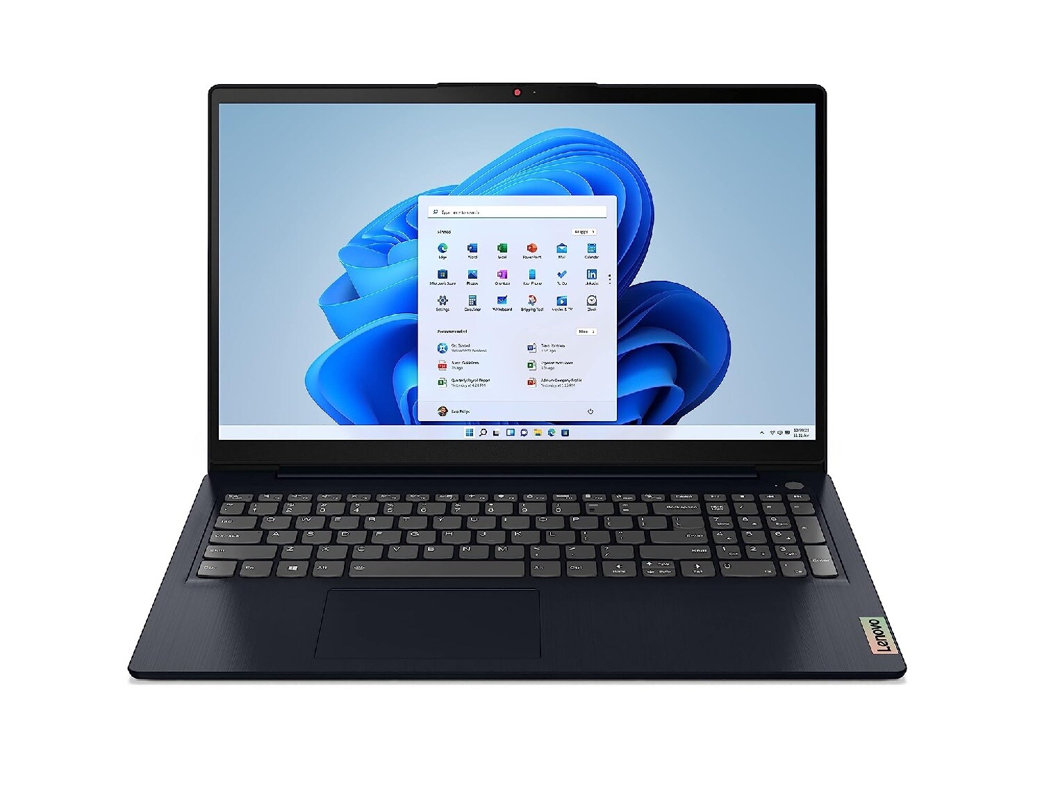 Laptop Lenovo Ryzen 5 5500U 8 GB de RAM color Azul $13,394