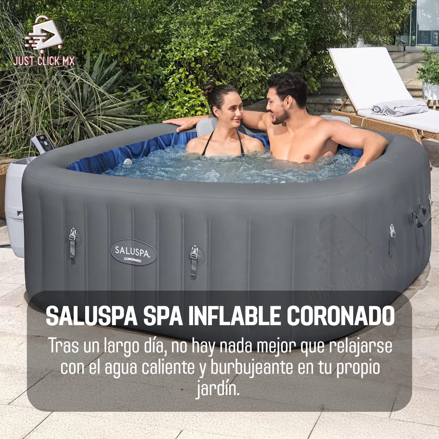 Foto 2 | Jacuzzi Inflable De Hidromasaje Saluspa Coronado Bestway 180-justclick Mx