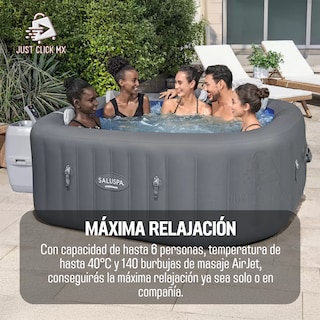 Foto 3 | Jacuzzi Inflable De Hidromasaje Saluspa Coronado Bestway 180-justclick Mx