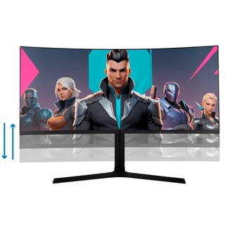 Foto 4 | Monitor Gamer Curvo Vorago MG802 Led 34 Pulgadas 3440x1440 Ultra Wide Quad HD Freesync 180hz HDMI/Displayport Negro