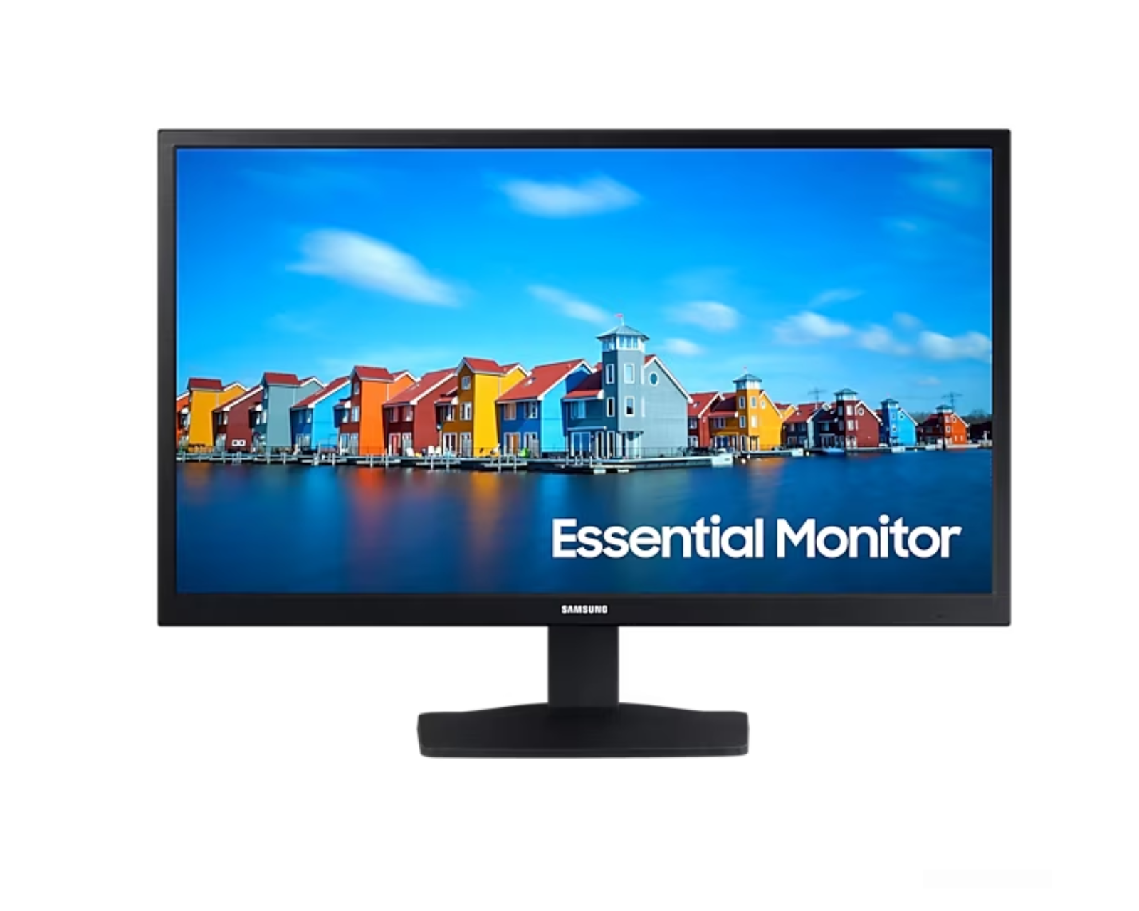 Foto 2 pulgar | Monitor Samsung S33a Essential 22'' Fhd 60hz Hdmi Vga Plano color Negro Ls22a336nhlxzx