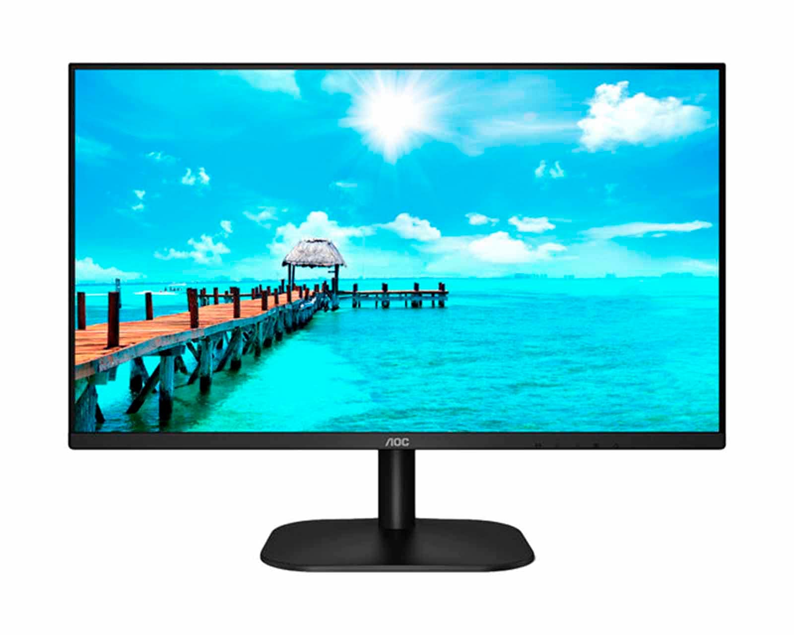 Monitor Led 27'' Aoc Full Hd Widescreen 75hz Hdmi Negro $4,354