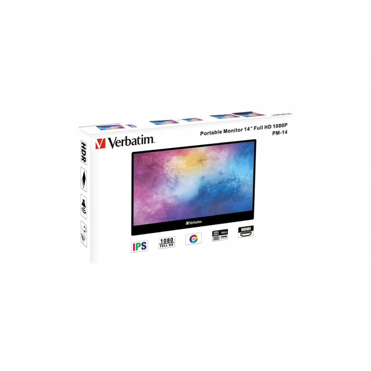 Foto 5 | Monitor Portátil Verbatim Pm-14 de 14" Full Hd