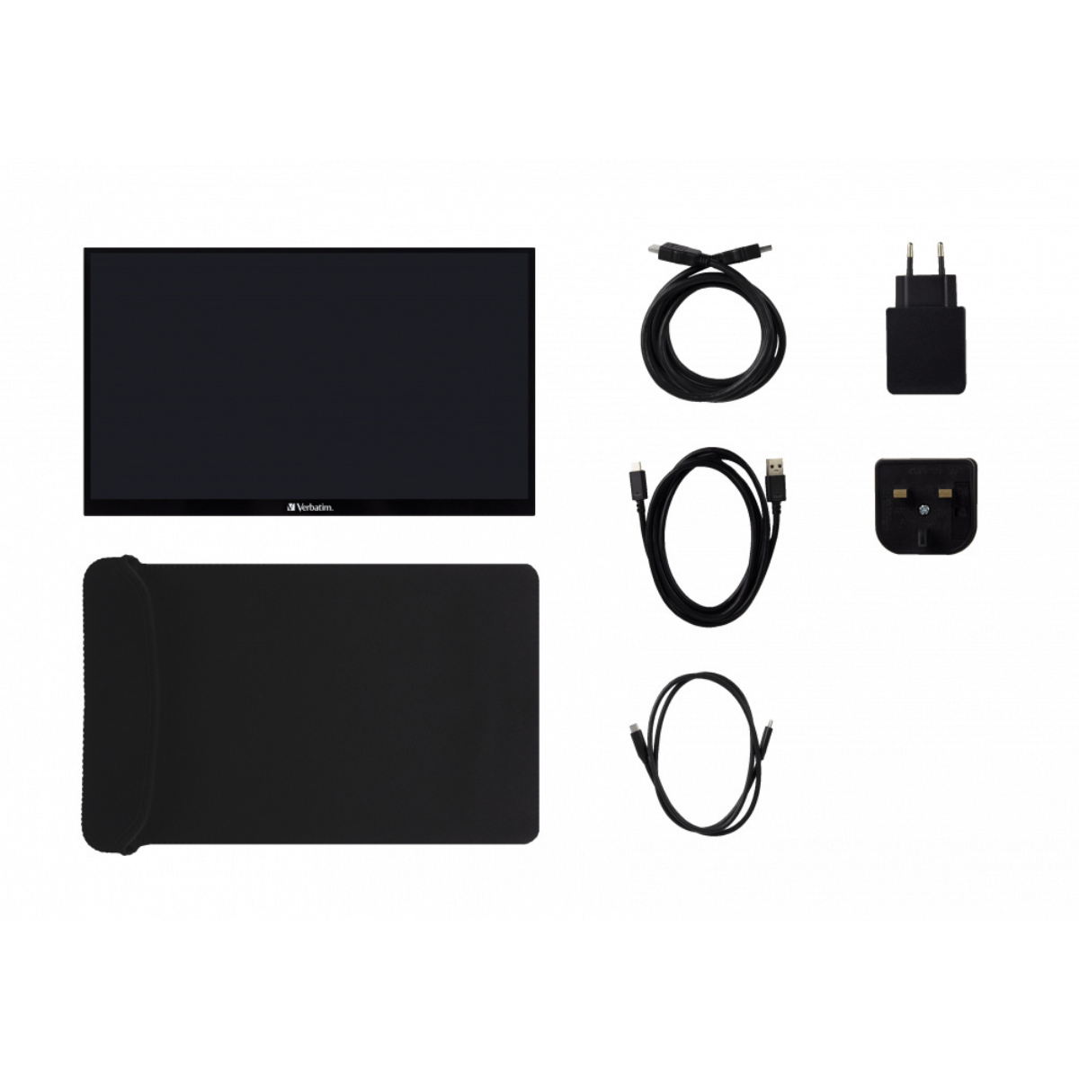 Foto 4 pulgar | Monitor Portátil Verbatim Pmt-15 Lcd 15.6'' Full Hd Hdmi Negro