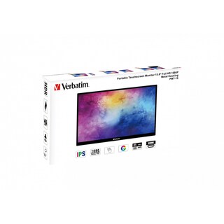 Foto 4 | Monitor Portátil Verbatim Pmt-15 Lcd 15.6'' Full Hd Hdmi Negro