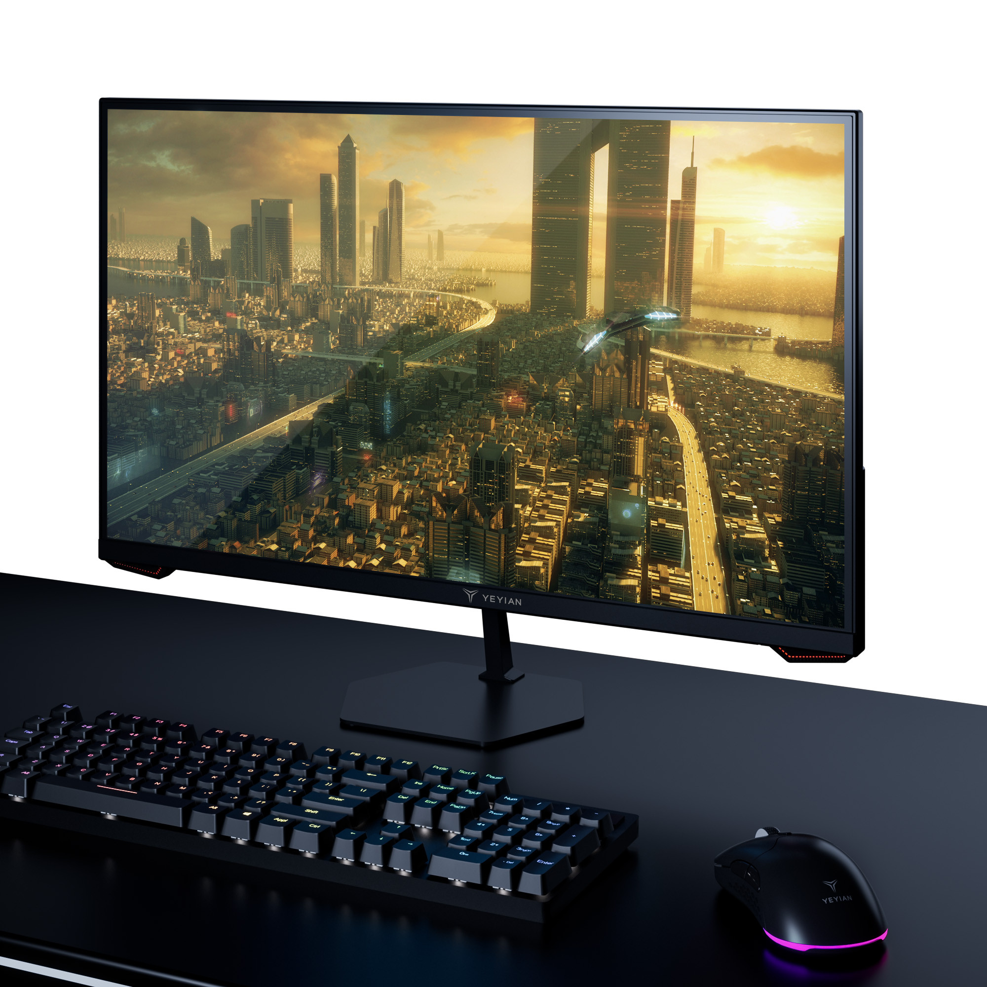 Foto 8 pulgar | Monitor Gamer Yeyian Ymf-ipf27-g1 De 27'' Full Hd (1920x1080) Fast Ips 180hz Freesync/g-sync Vesa 75*75mm Hdr10