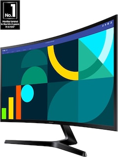 Foto 2 | Monitor Curvo Samsung Essential S3 Gamer 27'' S36d 1800r 16:9 Fhd 1920x1080100hz Flicker Free