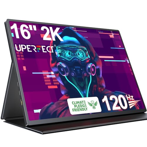 Foto 2 pulgar | Monitor Portátil Uperfect 16'' 2k 144 Hz USB-C HDMI con HDR