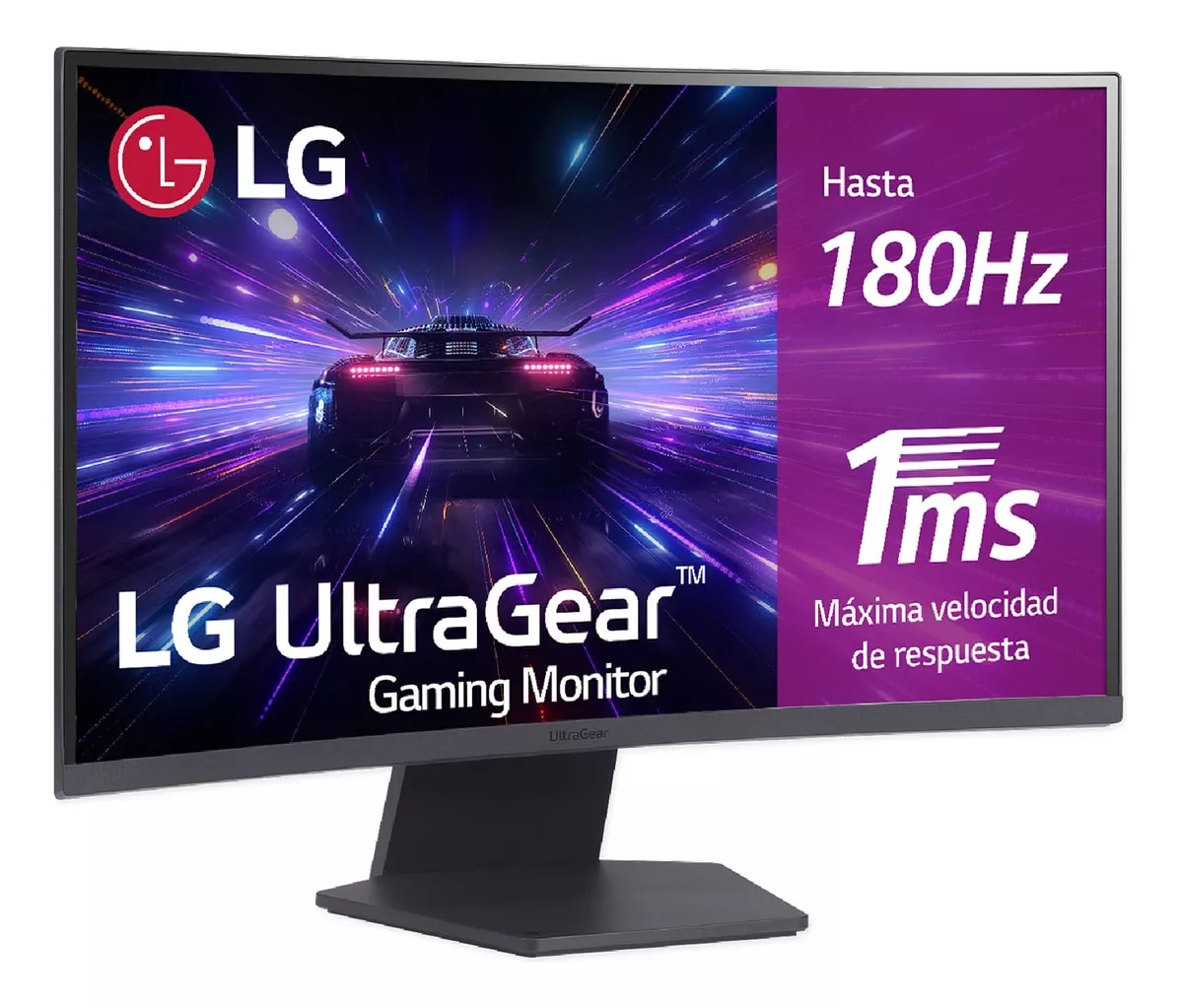 Foto 2 pulgar | Monitor Lg 27'' Curvo Qhd Freesync 180hz 1ms Hdmi Dp