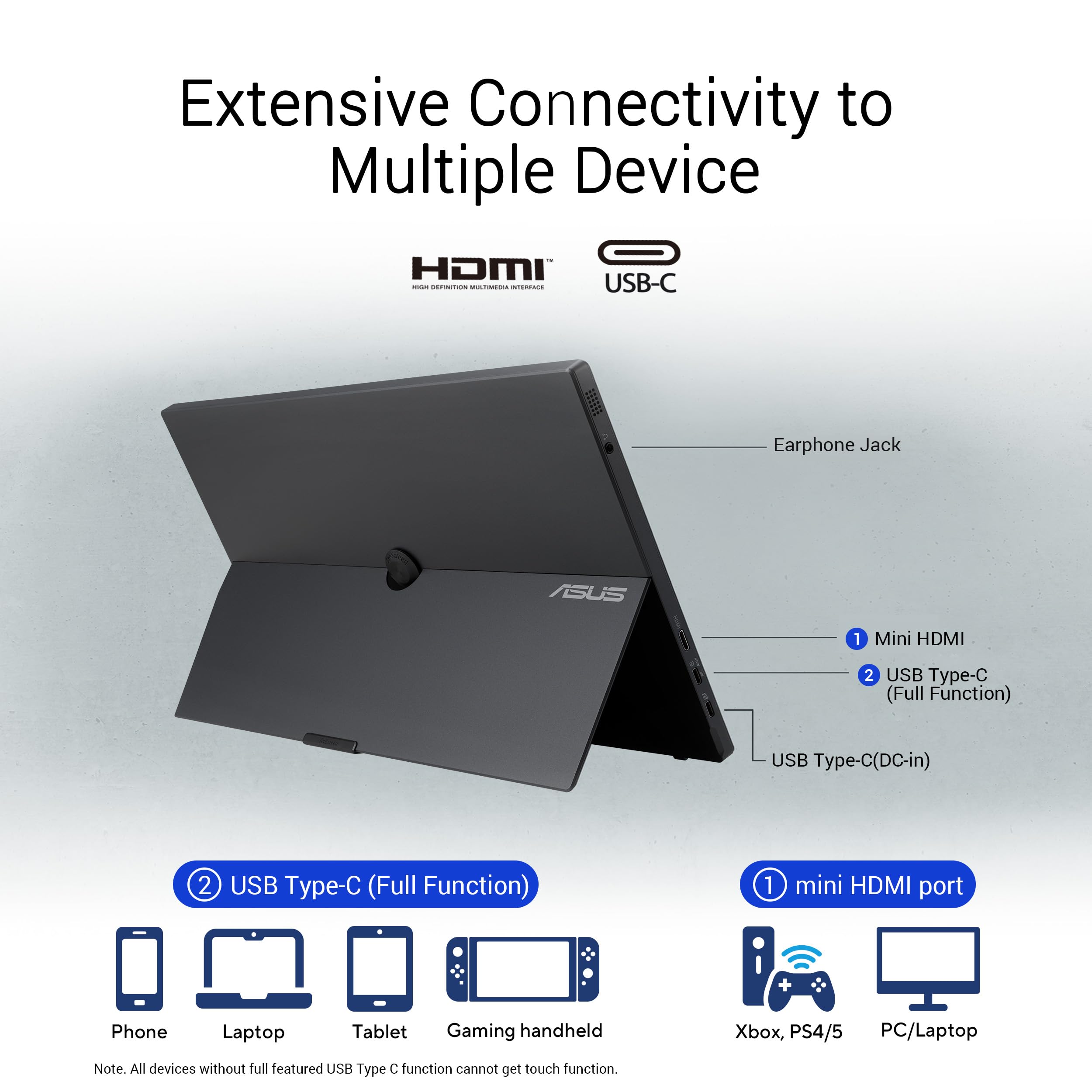 Foto 5 pulgar | Monitor Portátil Asus Zenscreen Touch 16'' Usb-c Full Hd - Venta Internacional