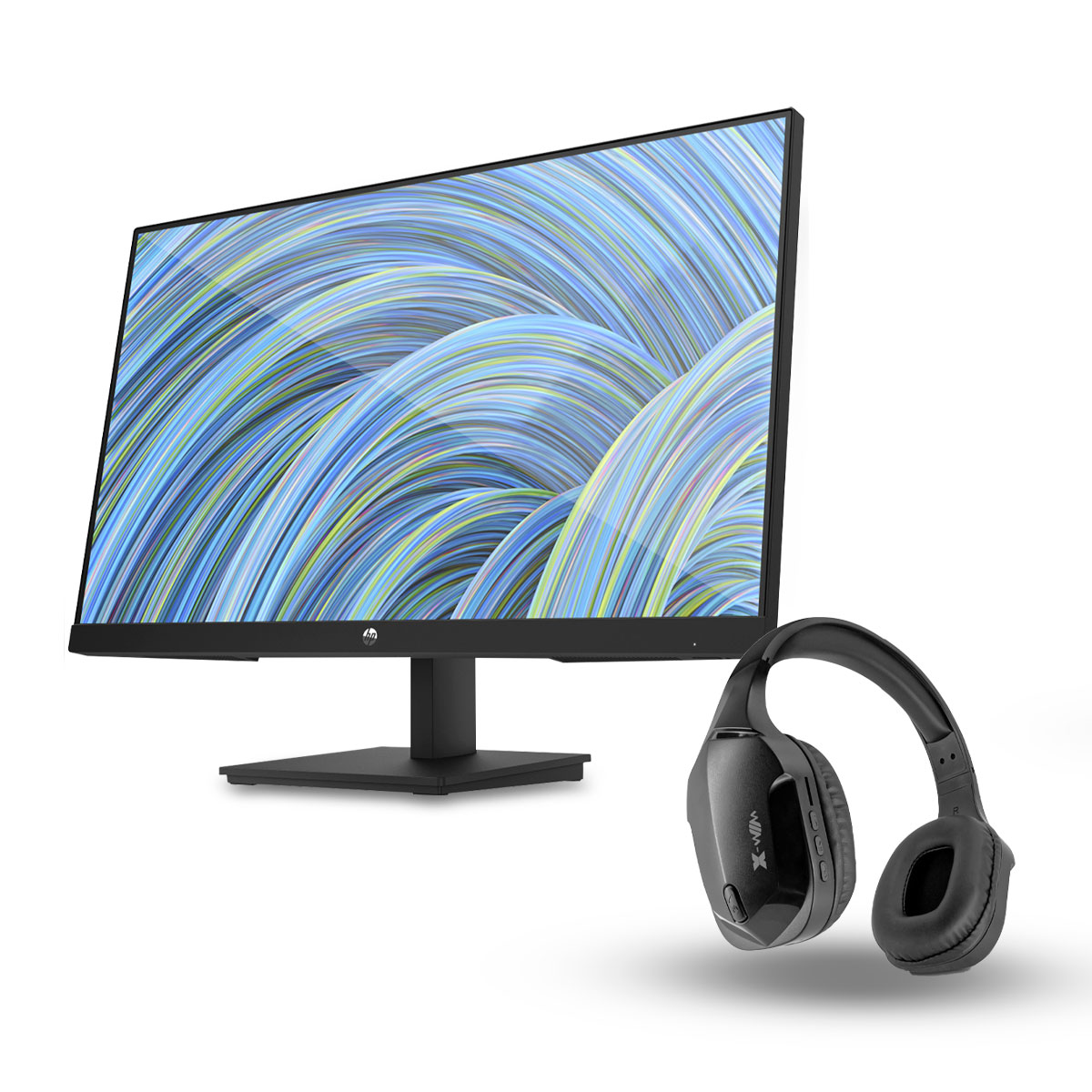 Foto 2 pulgar | Combo Monitor Hp P24v G5 24'' Fhd 75hz + Audífonos Bluetooth