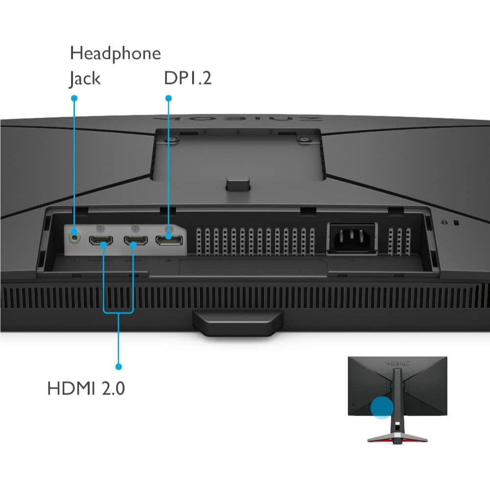 Foto 5 pulgar | Monitor Gamer Benq Mobiuz Ex2510s 24.5” Full Hd Ips 165hz 1ms Hdri Freesync