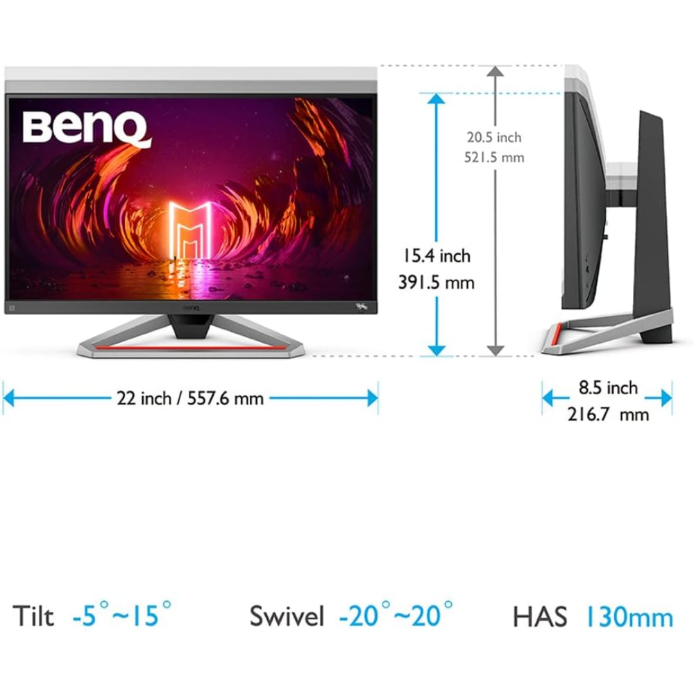 Foto 6 pulgar | Monitor Gamer Benq Mobiuz Ex2510s 24.5” Full Hd Ips 165hz 1ms Hdri Freesync
