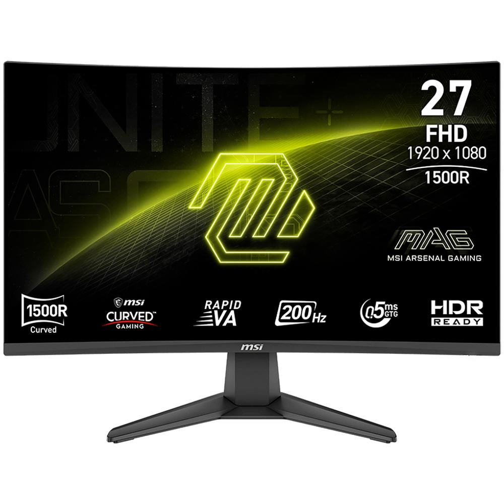 Monitor Gamer Curvo 27 Msi Mag 276cf E20 0.5ms 200hz Full Hd Rapid Va Hdmi Adaptive-sync