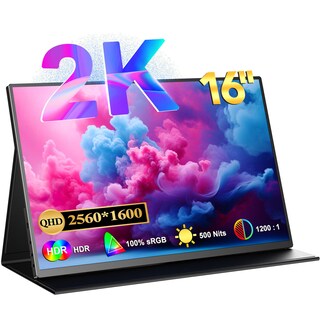 Foto 1 | Monitor Portátil Uperfect, 16 Pulgadas, 2560 X 1600, Hdr, 144 Hz
