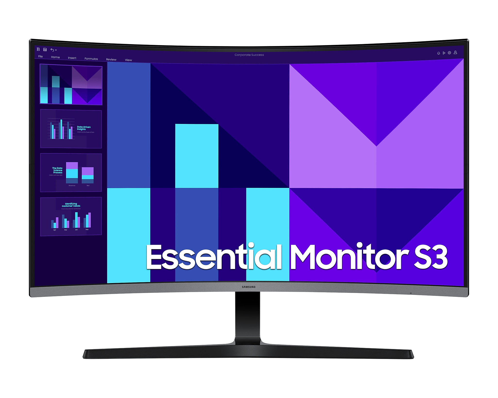 Foto 1 | Monitor Samsung 32'' Curvo 4ms 100hz Full Hd Va Hdmi Ls32d390galxzx