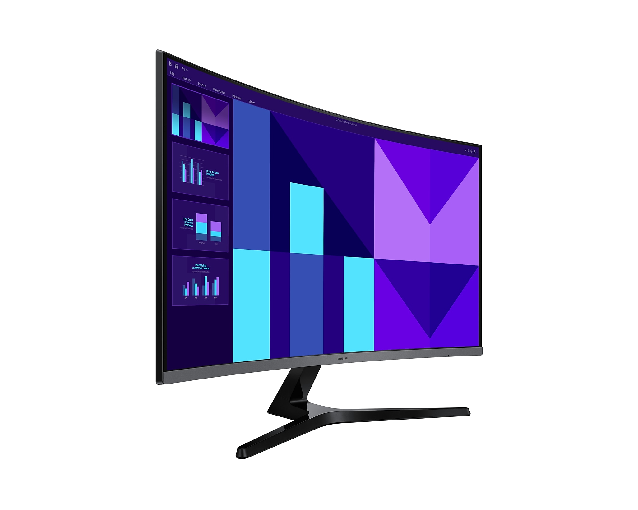 Foto 4 pulgar | Monitor Samsung 32'' Curvo 4ms 100hz Full Hd Va Hdmi Ls32d390galxzx