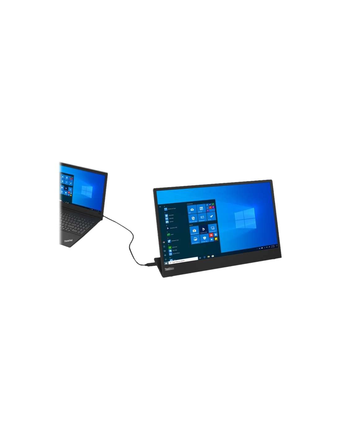 Foto 5 | Monitor Móvil Lenovo Thinkvision M15 15 Fhd 15.6'' Negro - Venta Internacional.