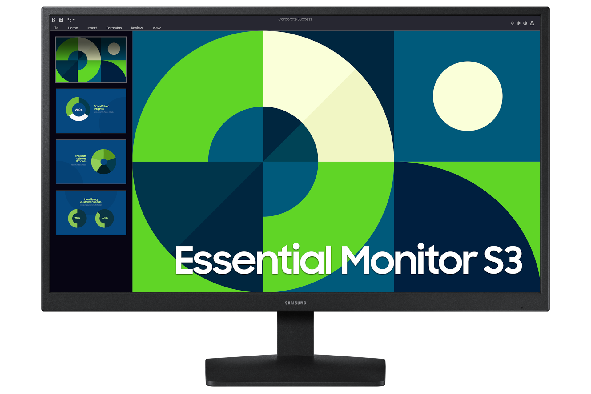 Foto 2 pulgar | Monitor 24'' Samsung Essential S3 Full Hd Va 75hz