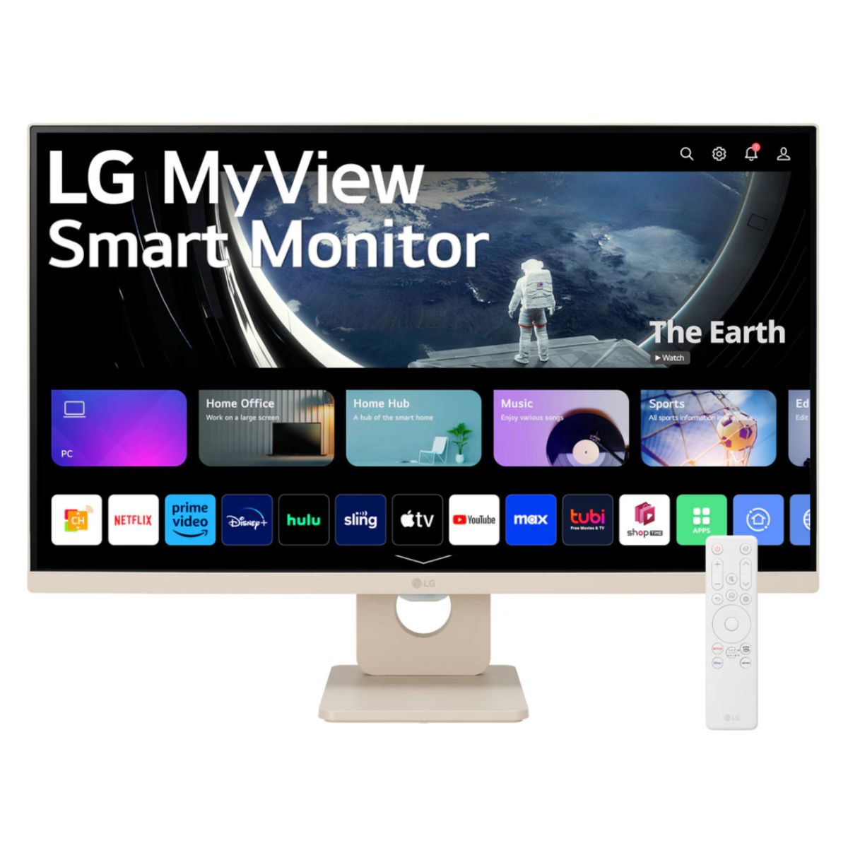 Foto 1 | Monitor Inteligente Myview 27'' Full Hd Beige Lg 27sr50f-w​