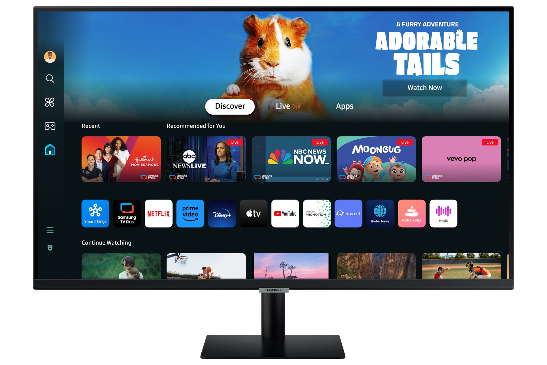 Foto 1 | Smart Monitor 27'' Samsung M5 Fhd 60hz Smartthings
