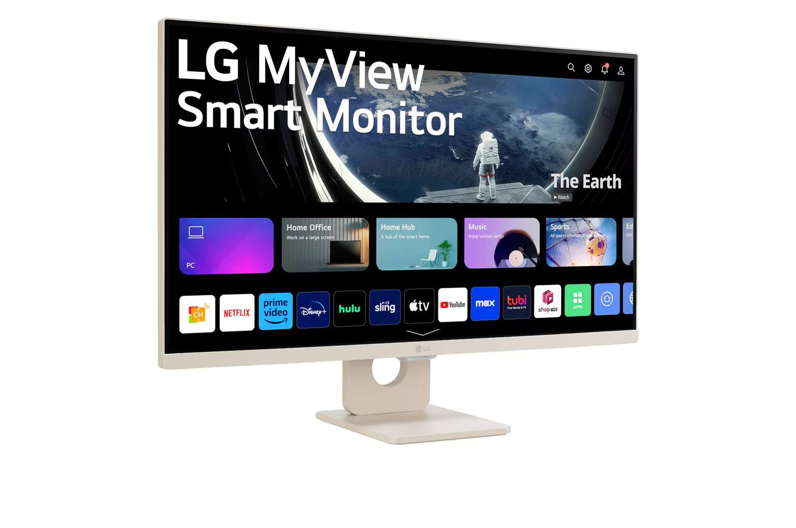 Foto 2 | Monitor Lg 27sr50f-w 27'' Smart Tv Full Hd Ips Blanco Hdmi Usb-a