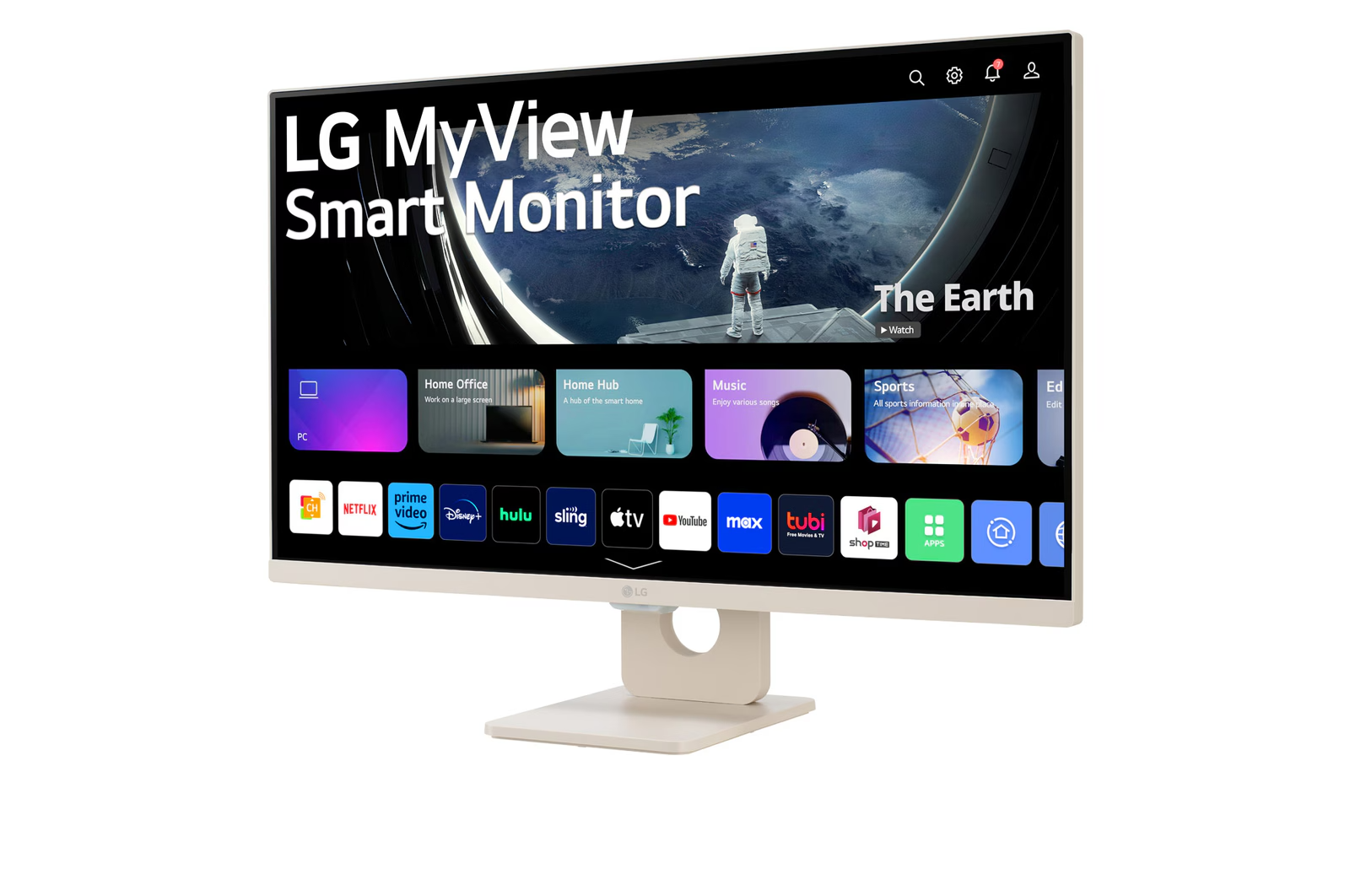 Foto 4 pulgar | Monitor Lg 27sr50f-w 27'' Smart Tv Full Hd Ips Blanco Hdmi Usb-a
