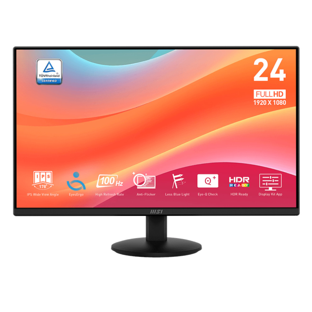 Foto 1 | Monitor Profesional Msi De 24 Pulgadas Pro Mp242l Fhd 100hz