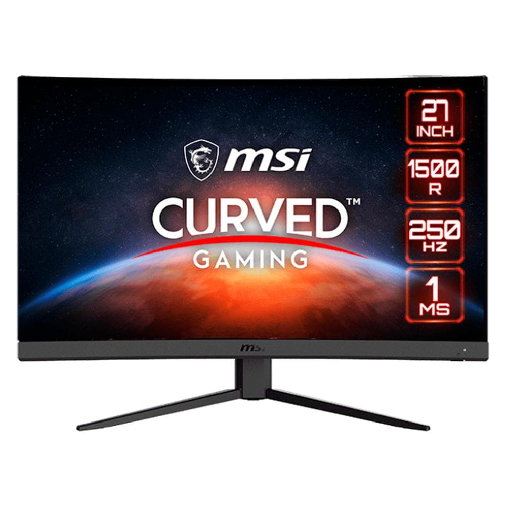 Monitor Gamer Curvo  MSI G27C4X 27'' color Negro 1ms 250hz Full HD VA HDMI DP 1500r Freesync $8,035