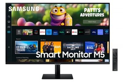 Foto 1 | Monitor Samsung 32 Pulgadas Inteligente M5 Negro