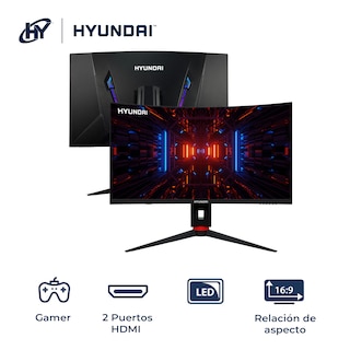 Foto 3 | Monitor Curvado De Gaming Hyundai Hy View 32'', R1000, Ips 2560x1440p, 200hz, 1ms (mprt), Gtg 4ms, Od 4ms