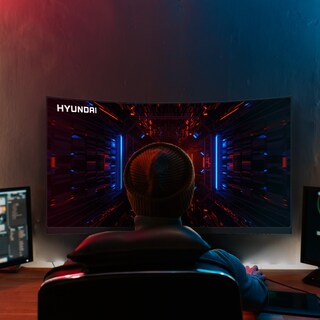Foto 5 | Monitor Curvado De Gaming Hyundai Hy View 32'', R1000, Ips 2560x1440p, 200hz, 1ms (mprt), Gtg 4ms, Od 4ms