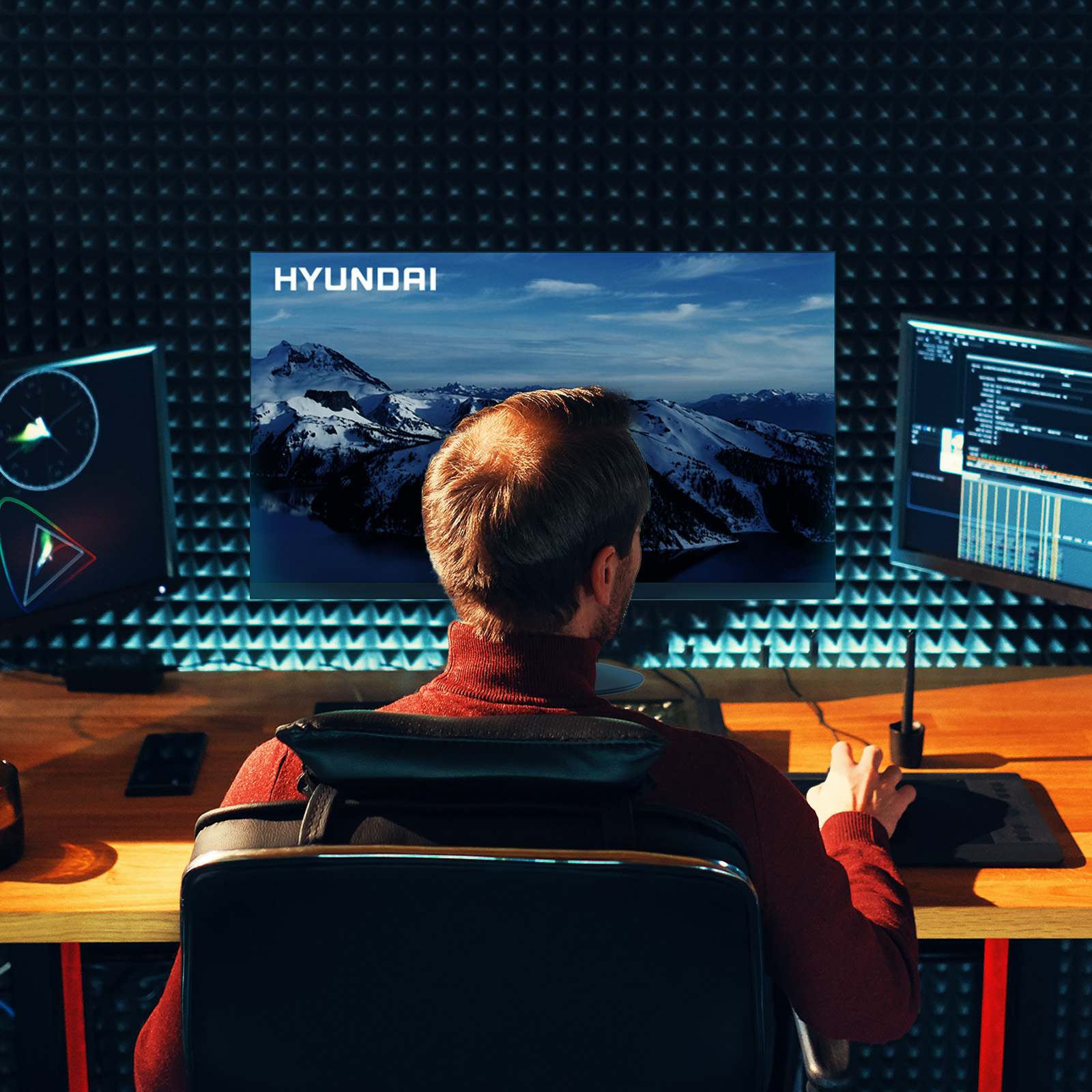 Foto 5 | Monitor De Oficina Hyundai Hy View 22'', Va 1920x1080p, 60hz, Gtg 5ms