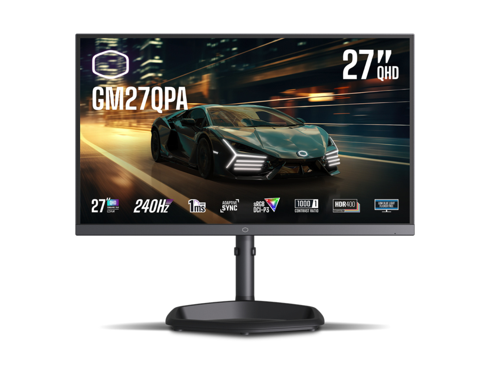 Foto 1 | Monitor 27'' Cooler Master Cmi-gm27qpa-us Adaptive Sync Quad Hd 240hz Ips Dp Hdmi Color Negro