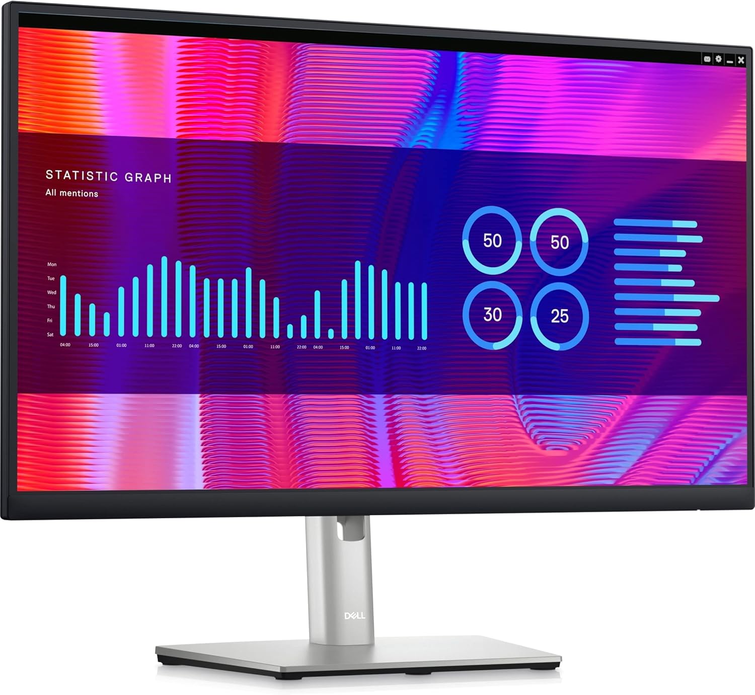 Foto 1 | Dell P2423de Monitor Qhd Wled Lcd De 23.8''  Plata