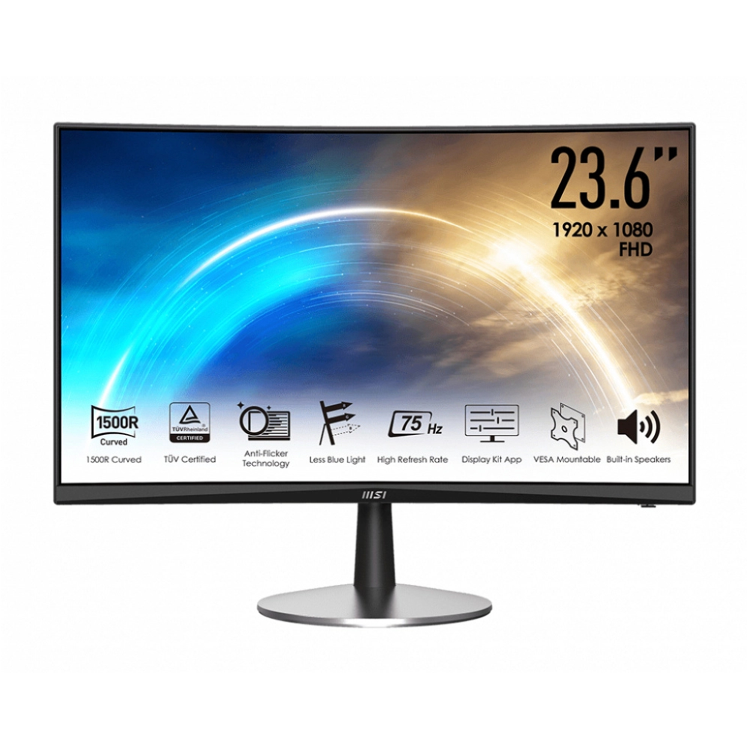 Foto 2 pulgar | Monitor Gamer MSI 23.6'' 1 ms 75 Hz FHD Curvo 1 HDMI 1 VGA Pro MP242C