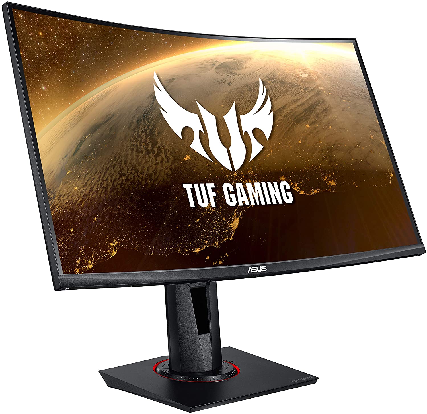 Foto 4 pulgar | Monitor Asus VG24VQ 24'' Curvo Tuf Gaming 1ms Bocinas Giratorio Freesync Hdmi Dp