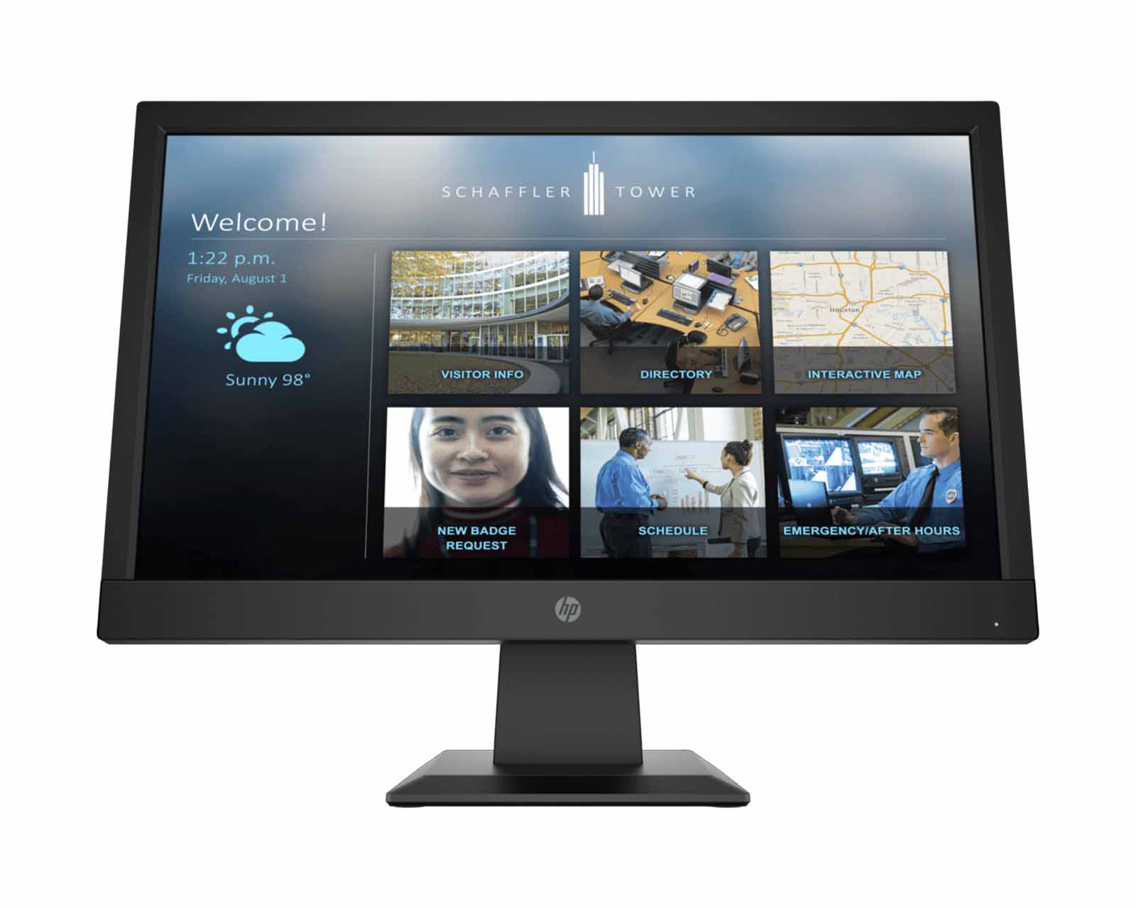 Monitor HP P19b G4 18.5 Pulgadas color Negro