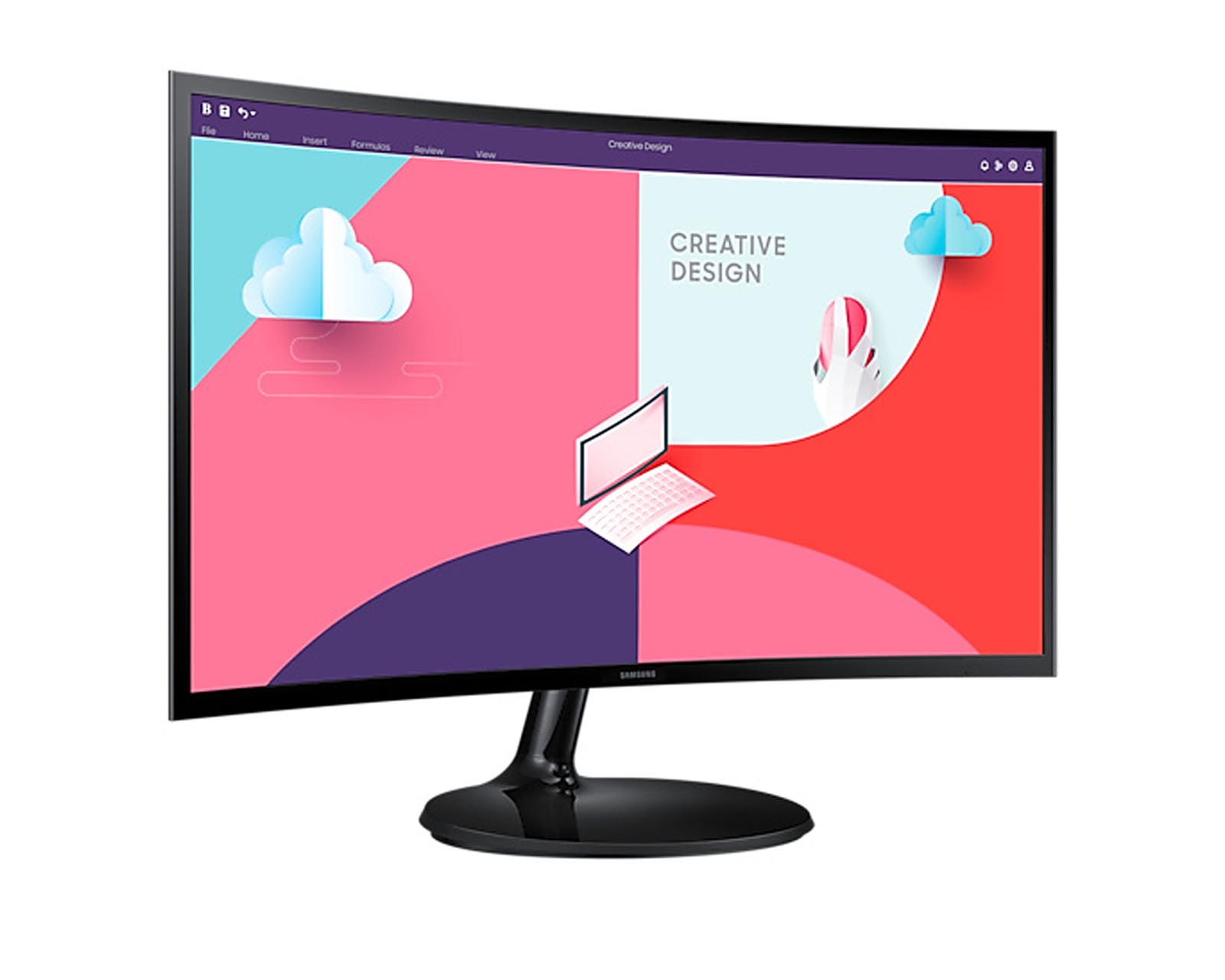 Foto 2 pulgar | Monitor Curvo Samsung LS27C360EALXZX Led 27'' Full HD Freesync HDMI color Negro