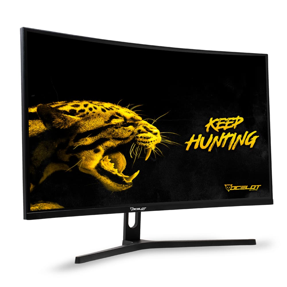 Foto 2 | Monitor LED Curvo de 27'' Ocelot Gaming OM-C27 Full HD 240 HZ 2 MS HDMI/Displayport