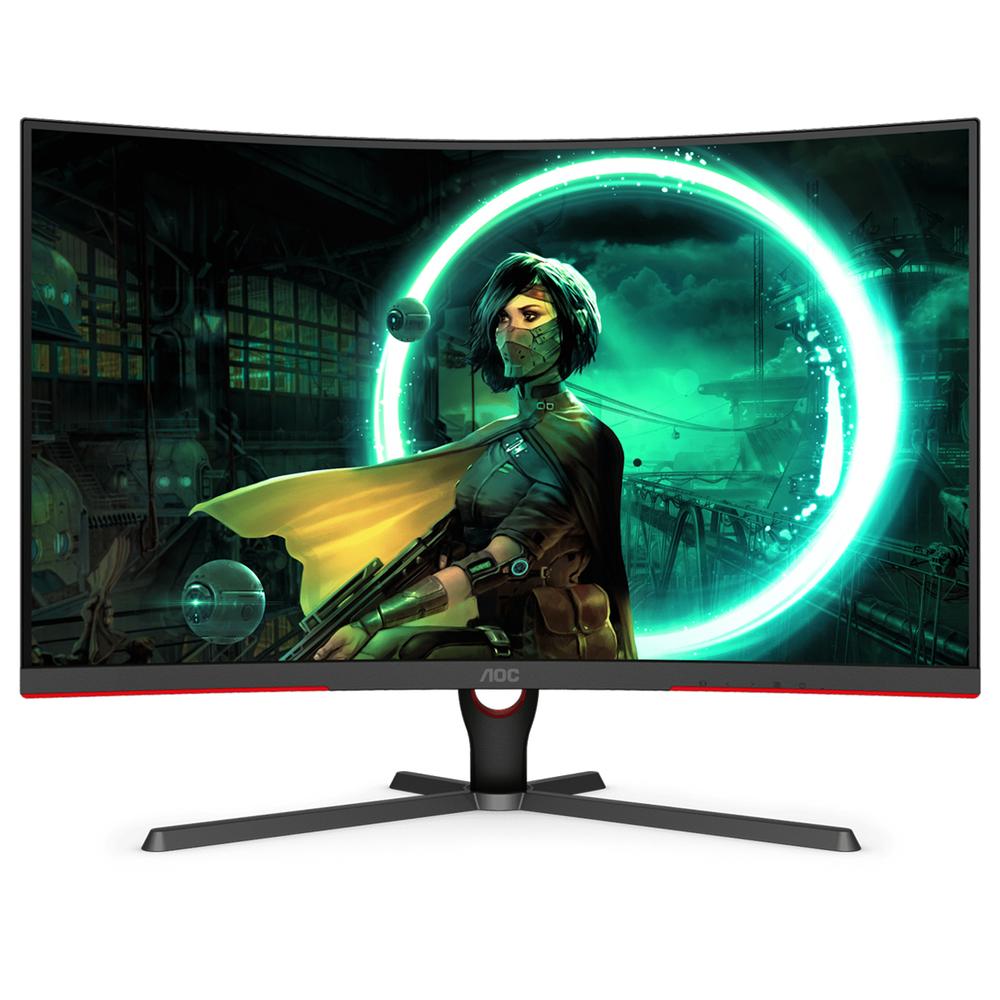 Foto 2 pulgar | Monitor Gamer Curvo 31.5 Aoc 1ms 165hz Full Hd Va Wled Hdmi Freesync C32g3e