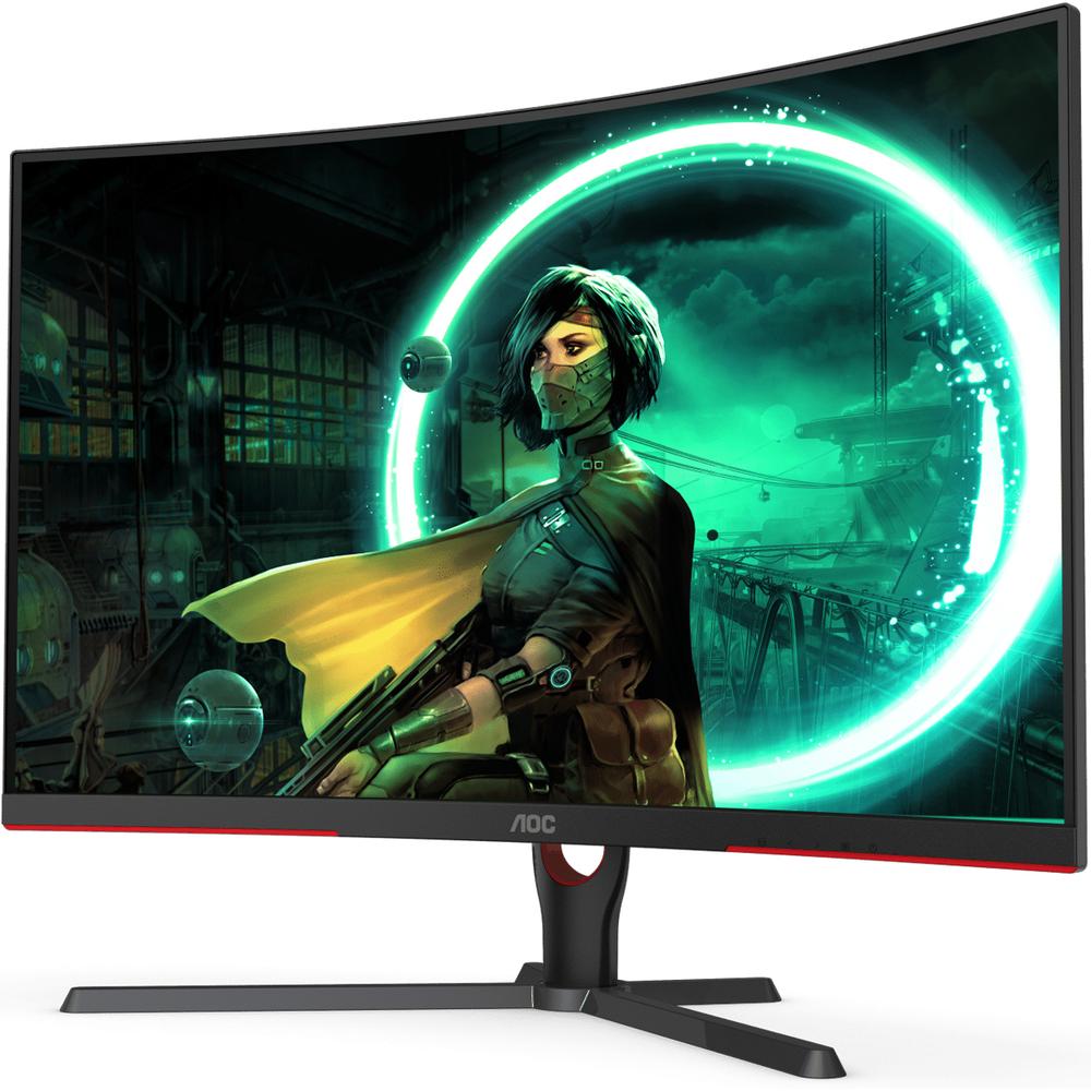 Foto 4 pulgar | Monitor Gamer Curvo 31.5 Aoc 1ms 165hz Full Hd Va Wled Hdmi Freesync C32g3e