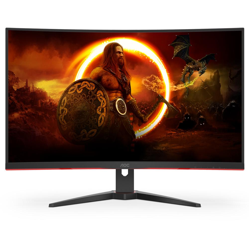 Foto 1 | Monitor Gamer Curvo 31.5 Aoc 0.5ms 240hz Full Hd Va Wled Hdmi Freesync C32g2ze