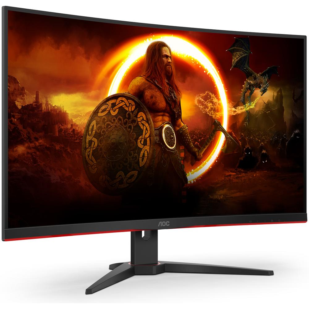 Foto 2 | Monitor Gamer Curvo 31.5 Aoc 0.5ms 240hz Full Hd Va Wled Hdmi Freesync C32g2ze