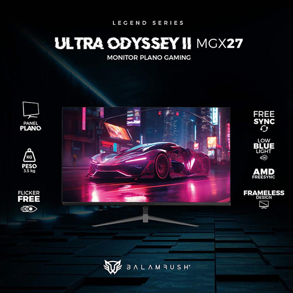 Foto 4 pulgar | Monitor Gamer 27 Balam Rush Ultra Odyssey Ii Mgx27 1ms 165hz Full Hd Va Led Usb-c Br-938297 color Negro