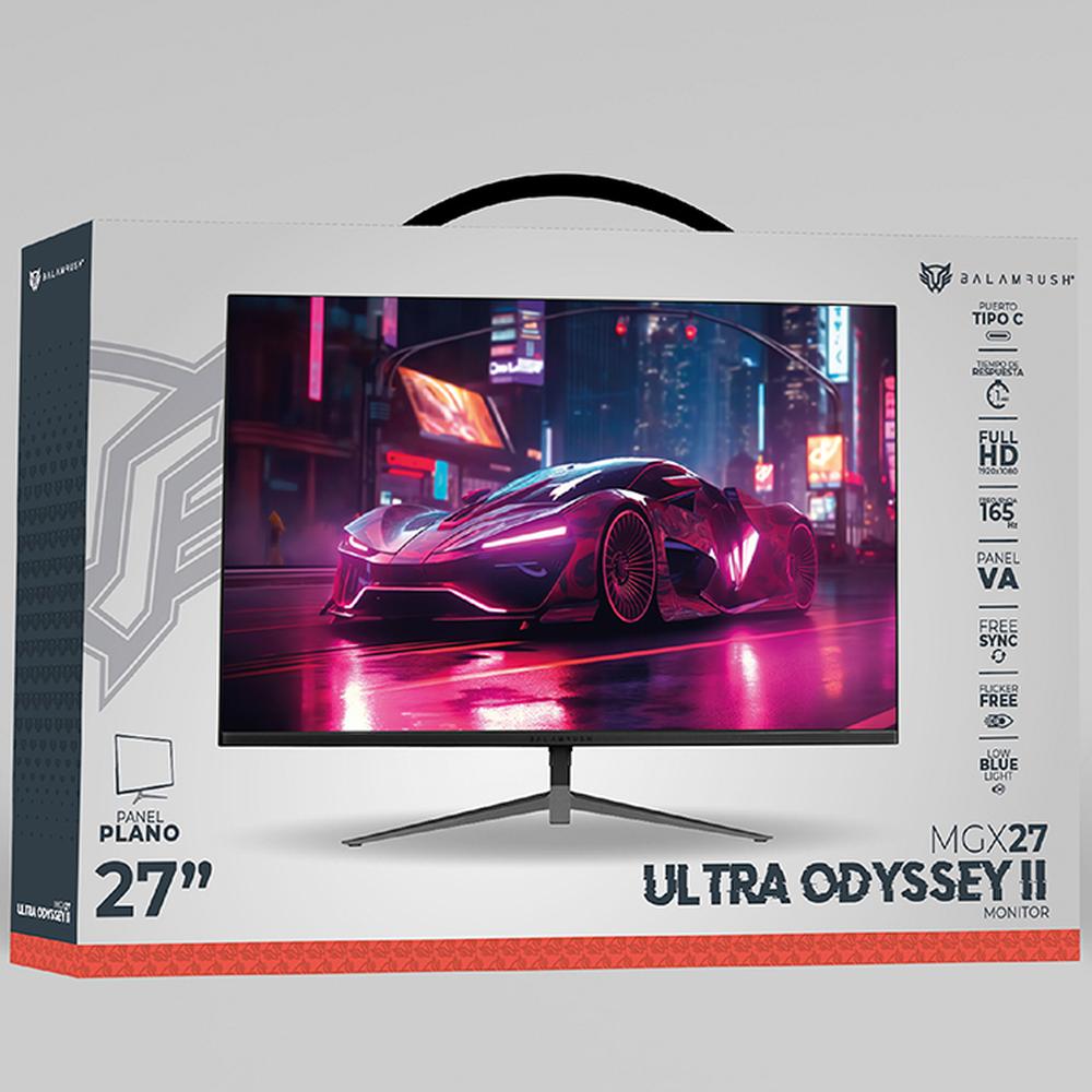 Foto 7 pulgar | Monitor Gamer 27 Balam Rush Ultra Odyssey Ii Mgx27 1ms 165hz Full Hd Va Led Usb-c Br-938297 color Negro