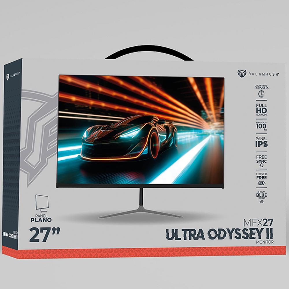 Foto 7 pulgar | Monitor Gamer 27 Balam Rush Ultra Odyssey Ii Mfx27 1ms 100hz Full Hd Ips Led Hdmi Br-938310 color Negro