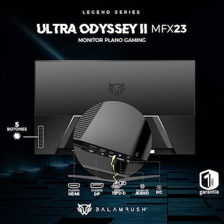 Foto 4 | Monitor Gamer 23.8 Balam Rush Negro Ultra Odyssey II Mfx23 1ms 100hz Full Hd Ips Led Hdmi Br-938358