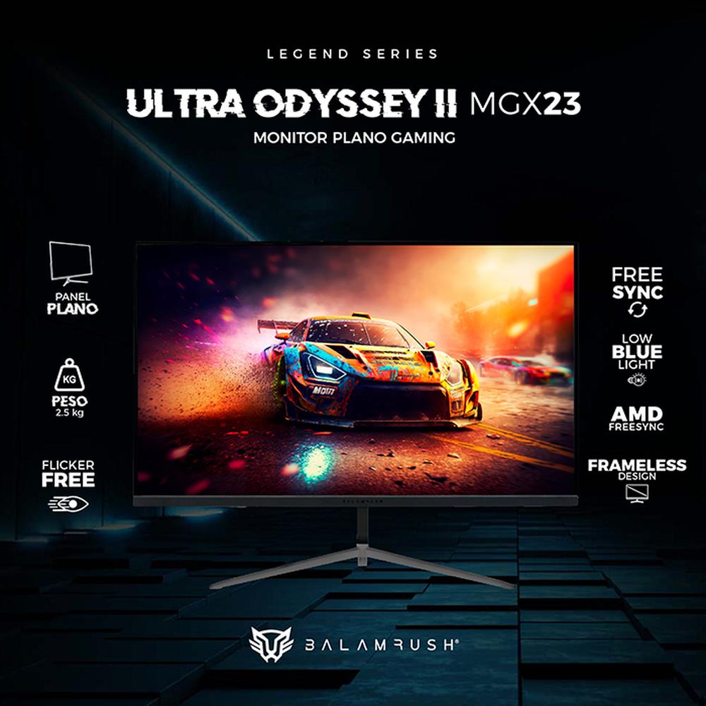 Foto 4 pulgar | Monitor Gamer 23.8 Balam Rush Ultra Odyssey Ii Mgx23 1ms 165hz Full Hd Va Led Usb-c Br-938341 color Negro